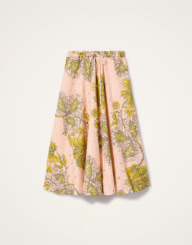 Drawstring Skirt La DoubleJ: Swathe Pink SKI0106SIL006
