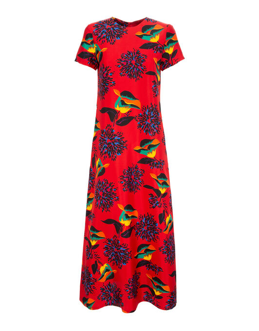 Swing Dress La DoubleJ: Parrot Swing Dress LaDoubleJ: Parrot DRE0001SIL001