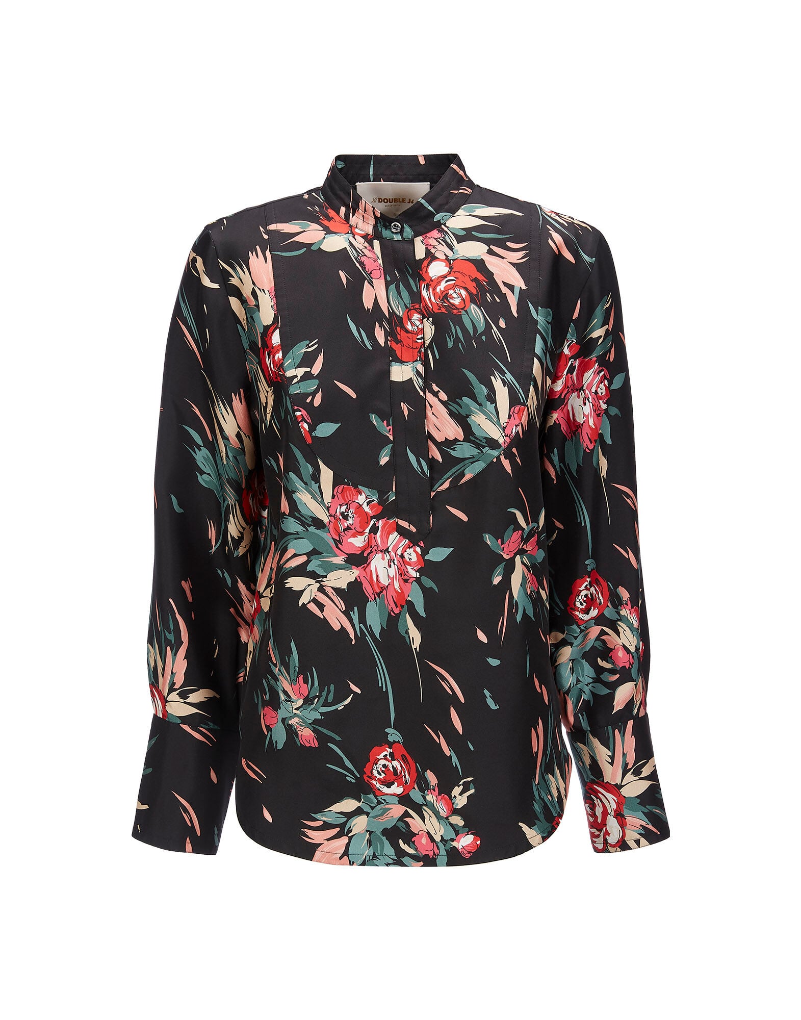 Portofino Shirt La DoubleJ: Breezy Nero Portofino Shirt LaDoubleJ: Breezy Nero SHI0046SIL001