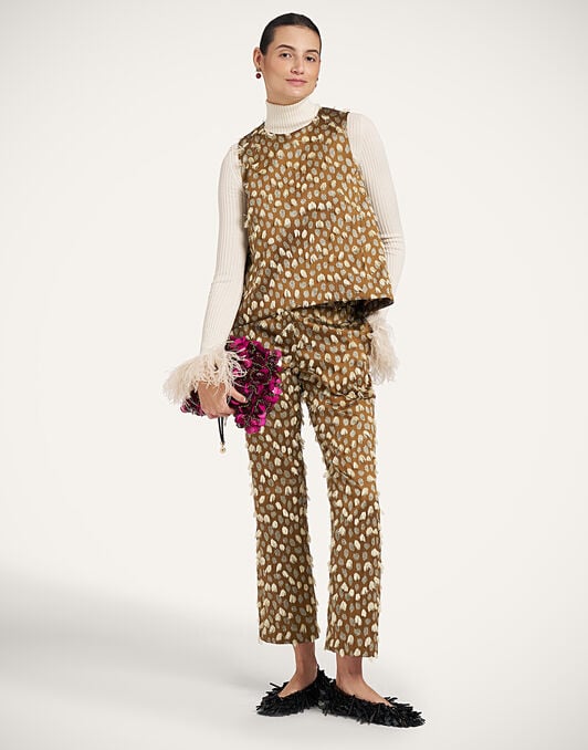 24/7 Pants La DoubleJ: Spots Caramel 24/7 Pants La DoubleJ: Spots Caramel TRO0069JCQ155