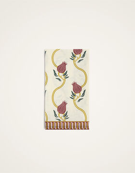 Large Napkins Set of 2 La DoubleJ: Melograno Placée Ivory Large Napkins Set of 2 La DoubleJ: Melograno Placée Ivory NAP0017LIN015
