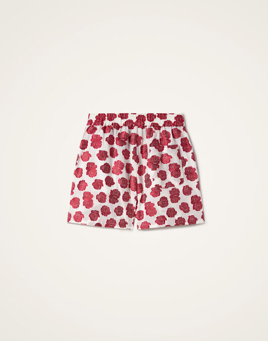 Pull-Up Shorts La DoubleJ: Rose White Pull-Up Shorts La DoubleJ: Rose White TRO0204JER084