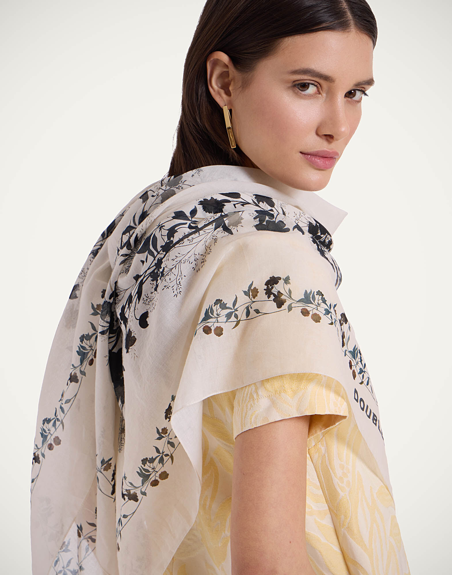Pareo La DoubleJ: Stilo Placée Ivory SCA0020COT021