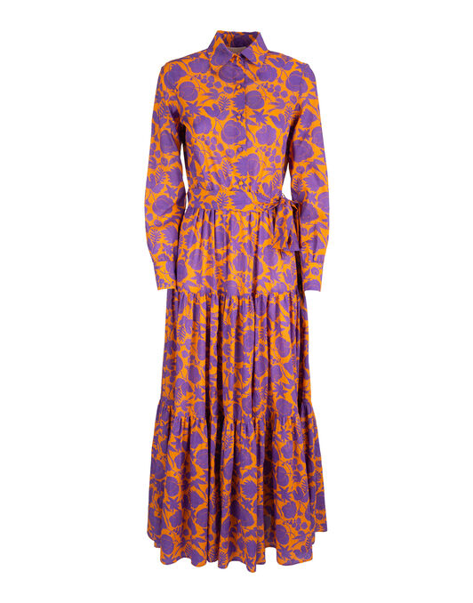 Bellini Dress La DoubleJ: Ceramica Arancio Bellini Dress LaDoubleJ: Ceramica Arancio DRE0016COT003