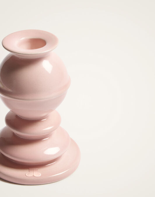 Mini Space Pillar Candle La DoubleJ: Bicolor Light Pink OTC0011CEW001