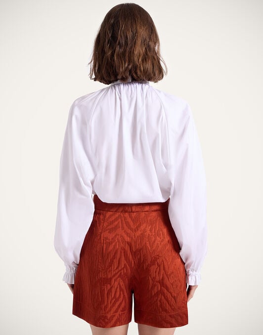 Cerere Blouse La DoubleJ: Solid White Cerere Blouse La DoubleJ: Solid White SHI0120COT064