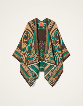 Soul Poncho La DoubleJ: Kells Placée Camel SCA0059WOL025