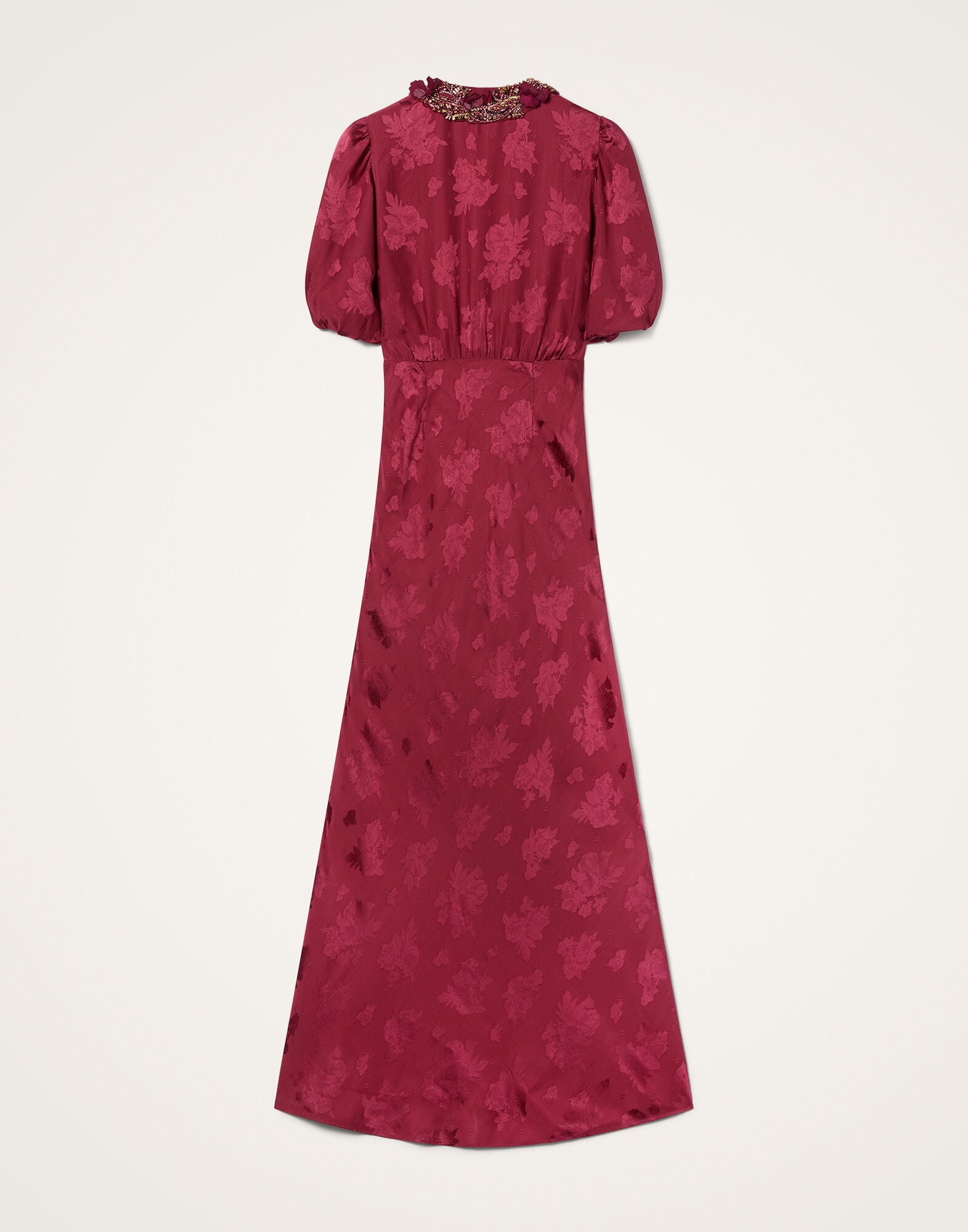 Marlene Dress La DoubleJ: Hibiscus Brick Red Marlene Dress La DoubleJ: Hibiscus Brick Red DRE1204JCQ154
