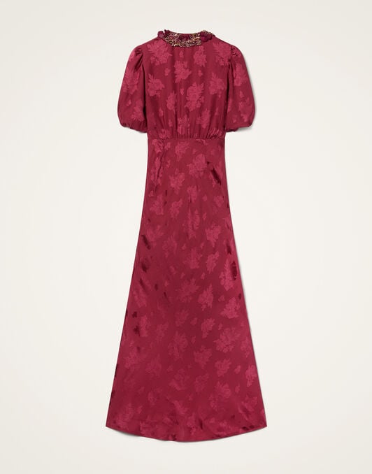 Marlene Dress La DoubleJ: Hibiscus Brick Red Marlene Dress La DoubleJ: Hibiscus Brick Red DRE1204JCQ154