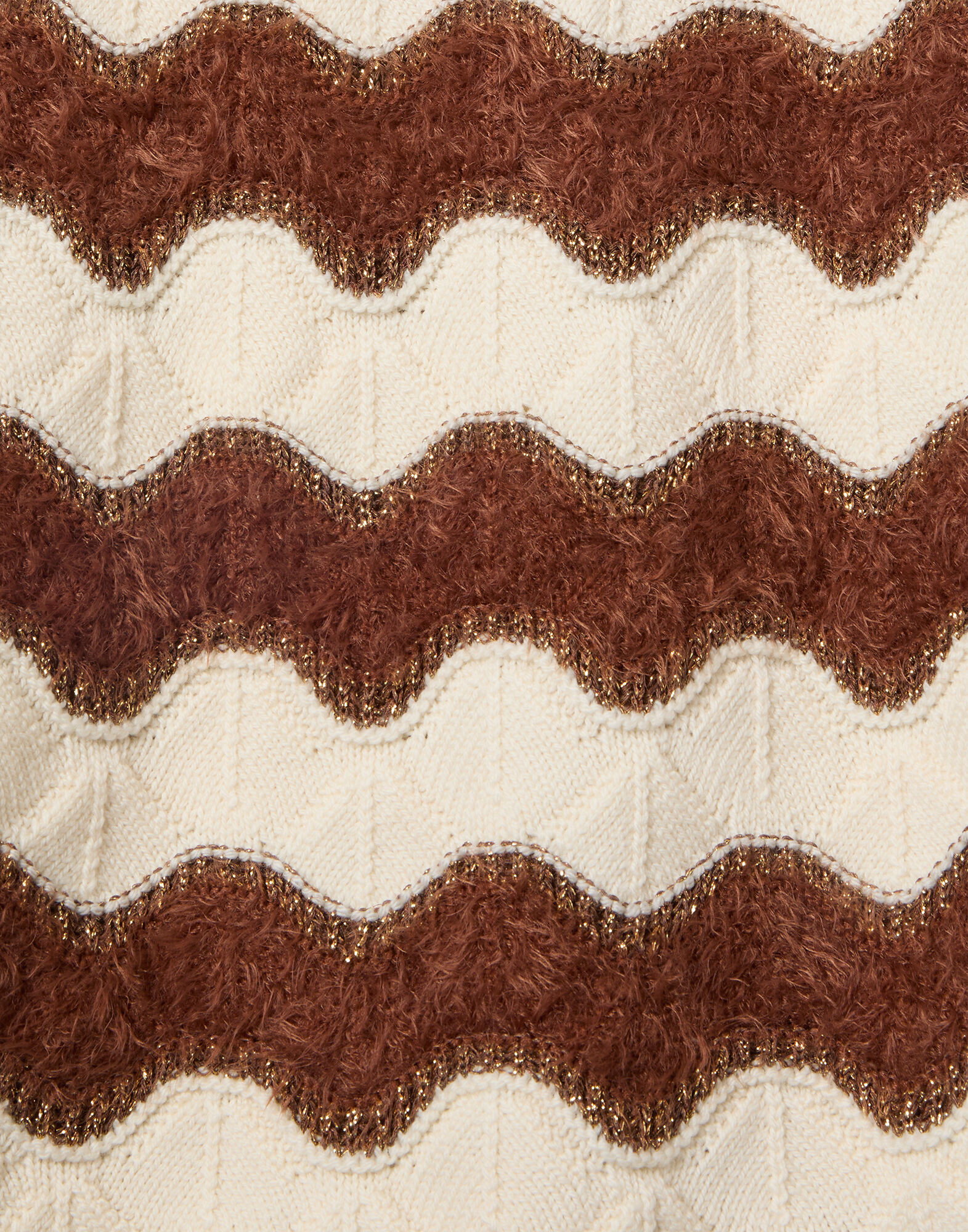 Hang Ten Skirt La DoubleJ: Color Block White & Brown SKI0182KNI183