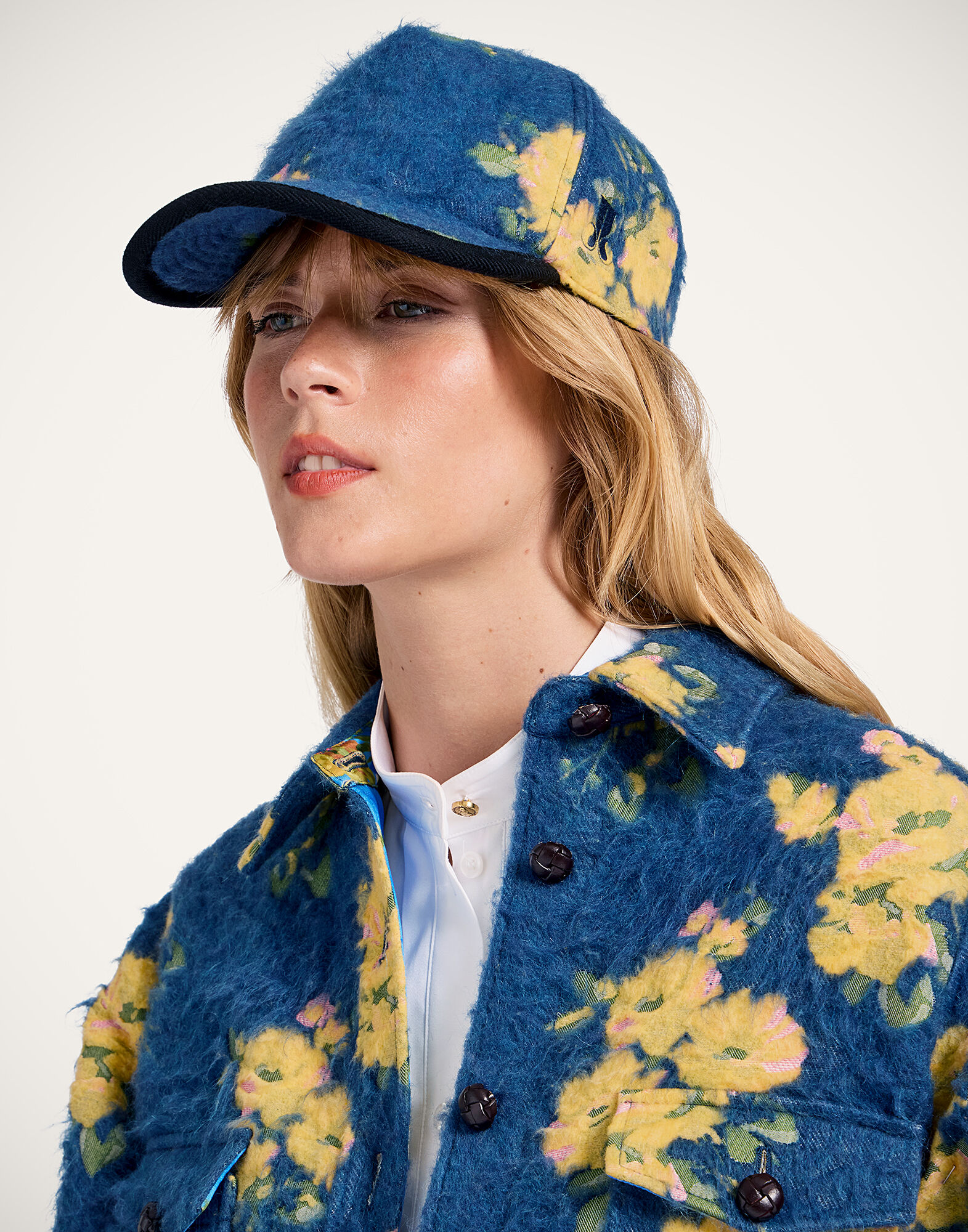 Babeball Cap La DoubleJ: Riptide Navy Babeball Cap La DoubleJ: Riptide Navy HAT0023JCQ115