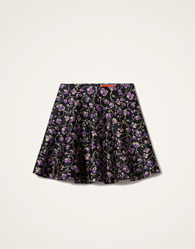 Mini Dolce Vita Skirt La DoubleJ: Honeysuckle Black SKI0161JCQ128