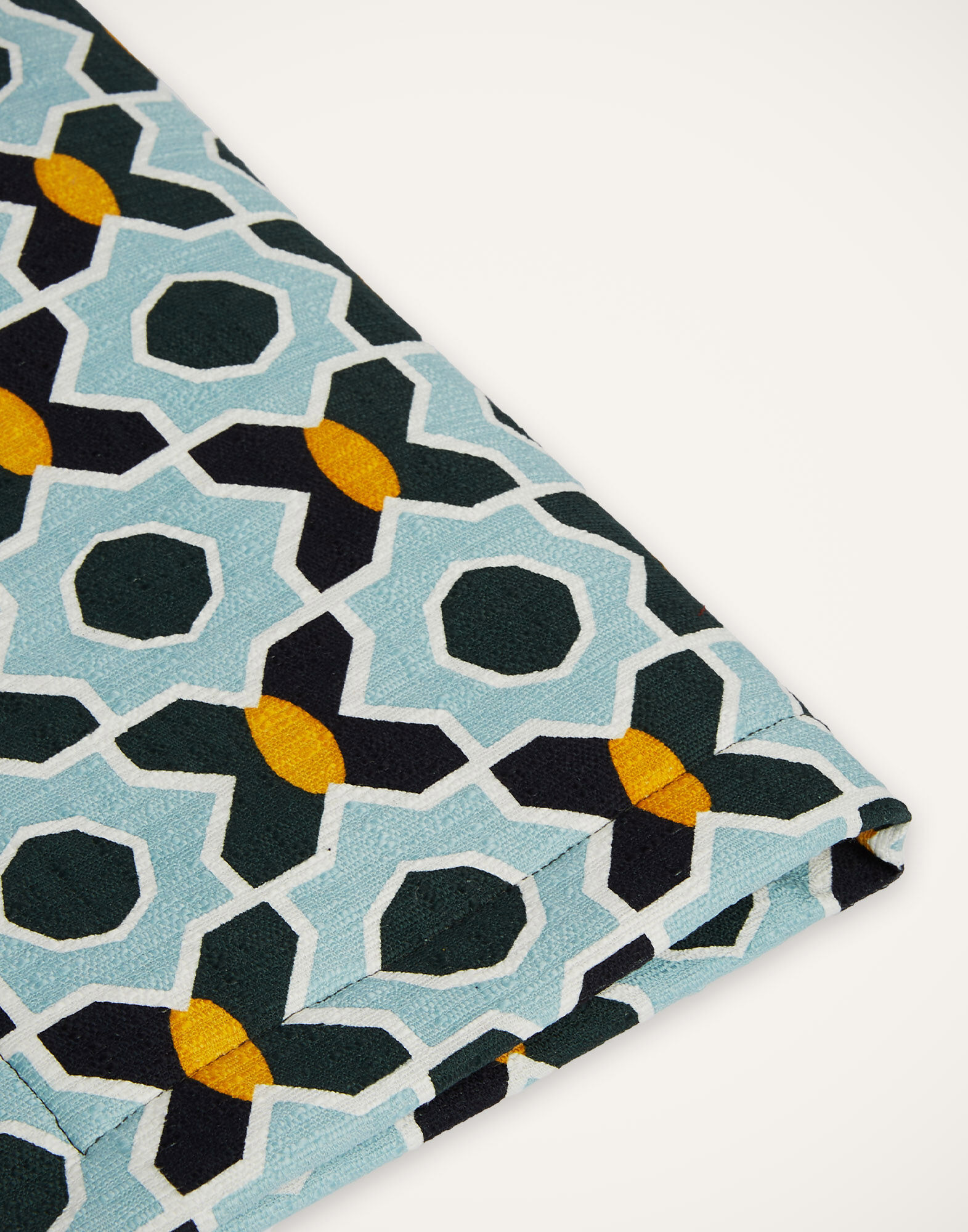 Placemat Set Of 2 La DoubleJ: Plaza Small Light Blue PMT0001COT005