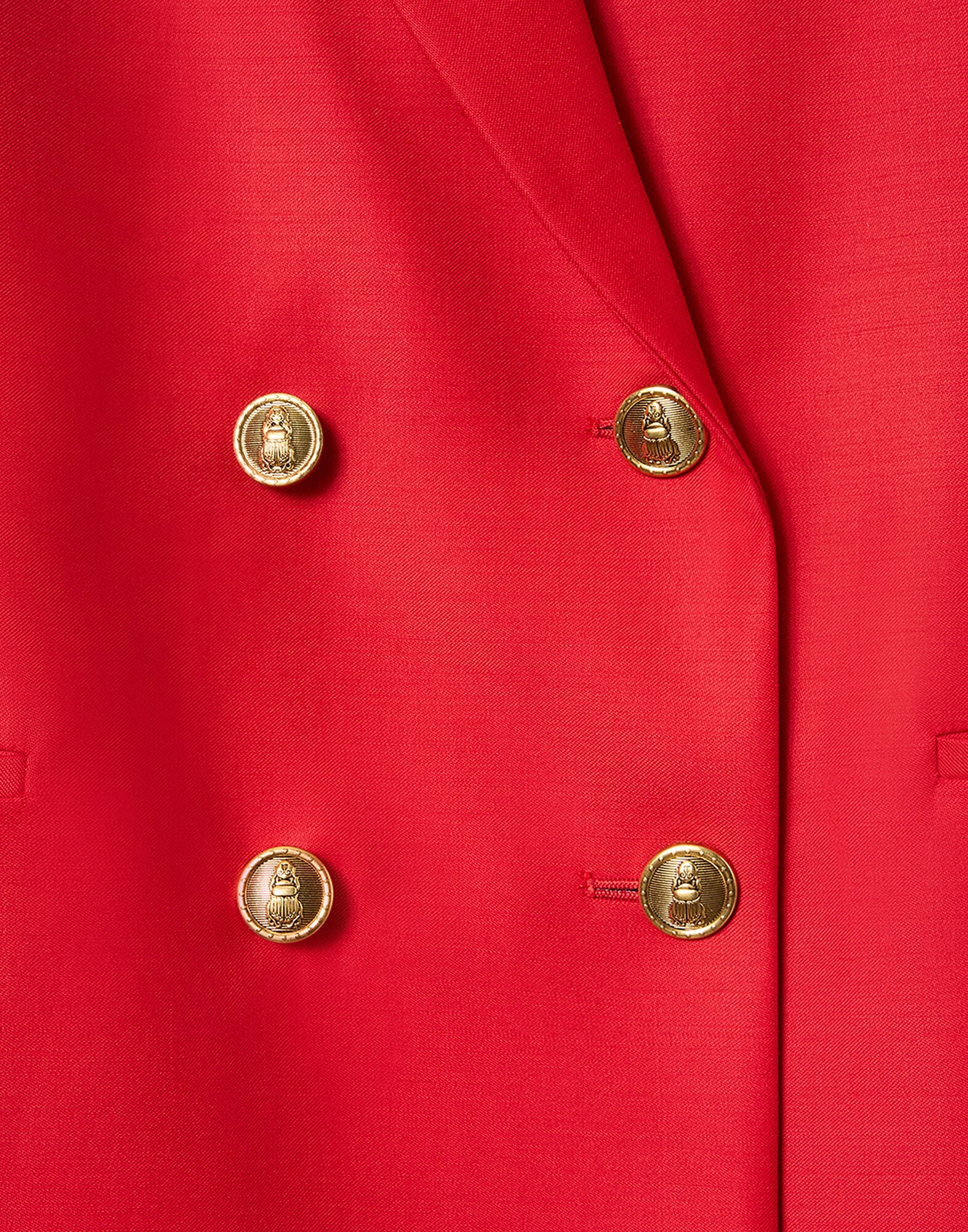 Jagger Jacket La DoubleJ: Solid Red Jagger Jacket La DoubleJ: Solid Red JAC0148WOL035