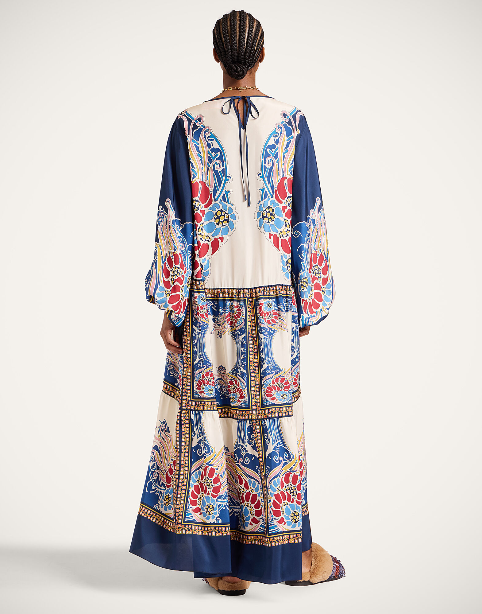 Vesta Dress La DoubleJ: Lemuria Placée Blue Vesta Dress La DoubleJ: Lemuria Placée Blue DRE0302SIL009