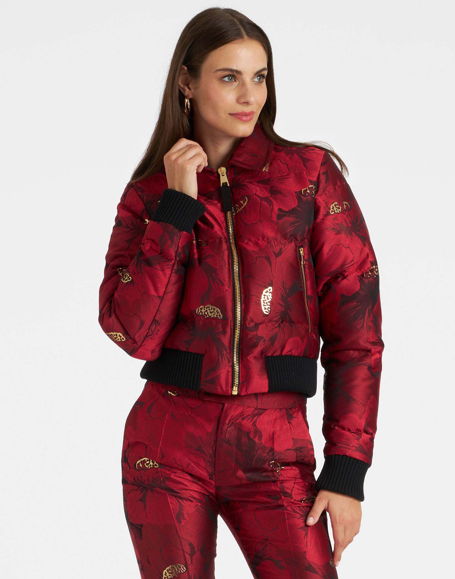 La Comasca Puffer Bomber La DoubleJ: Ruby Red La Comasca Puffer Bomber La DoubleJ: Ruby Red DOW0013JCQ062
