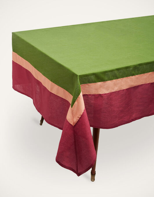 Large Tablecloth La DoubleJ: Rainbow Bosco TBC0003LIN006