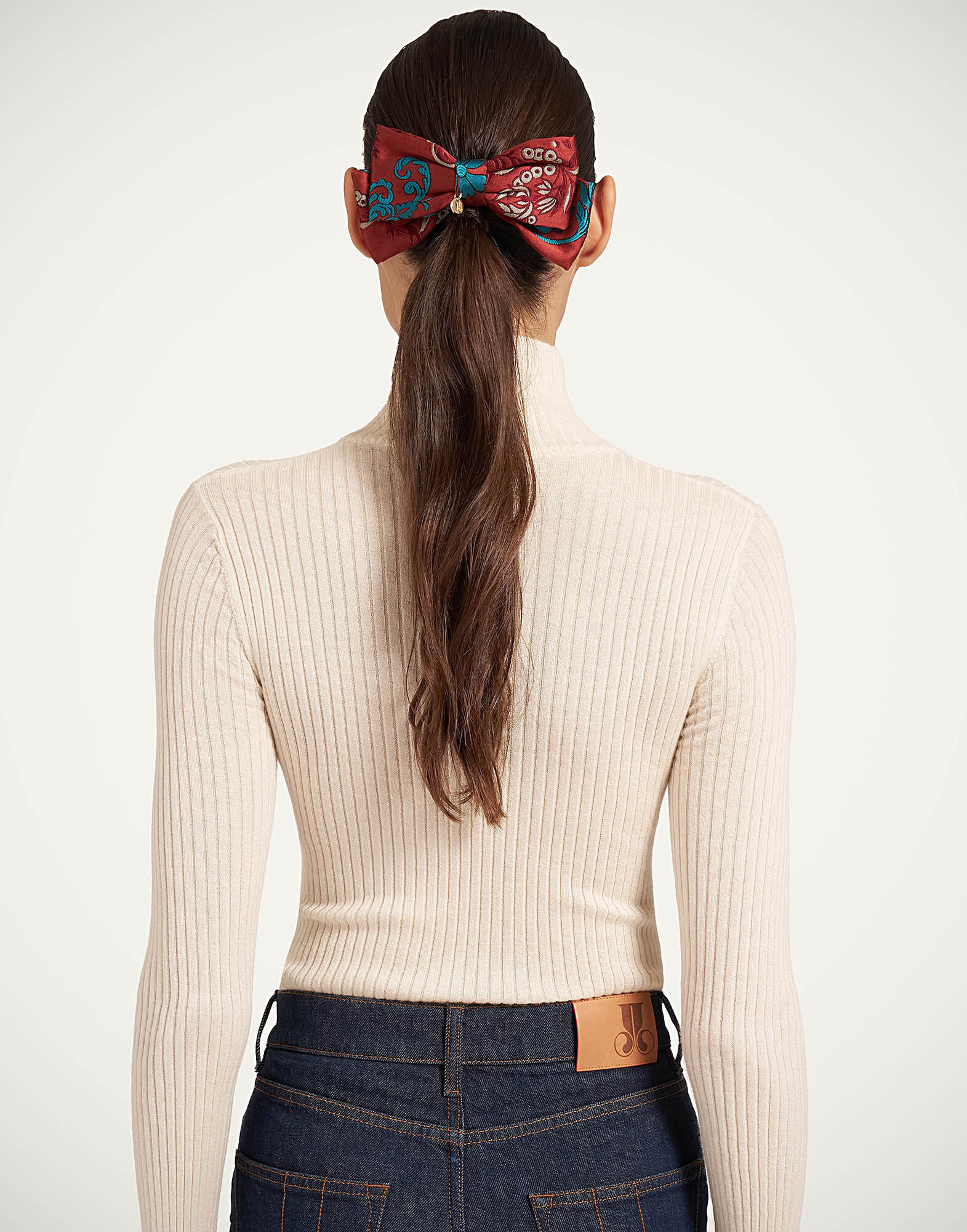 Bow Hair Clip La DoubleJ: Wispy Rust CLI0007JCQ158