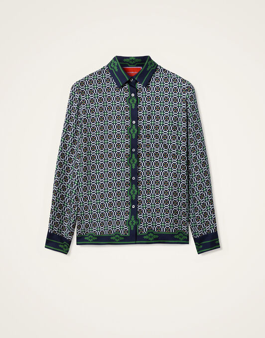Boy Shirt La DoubleJ: Mariposa Placée Green Boy Shirt La DoubleJ: Mariposa Placée Green SHI0040SIL006