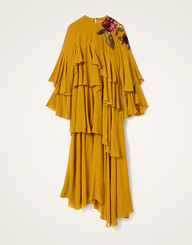 Naiad Dress La DoubleJ: Solid Dark Yellow DRE1012SIL025