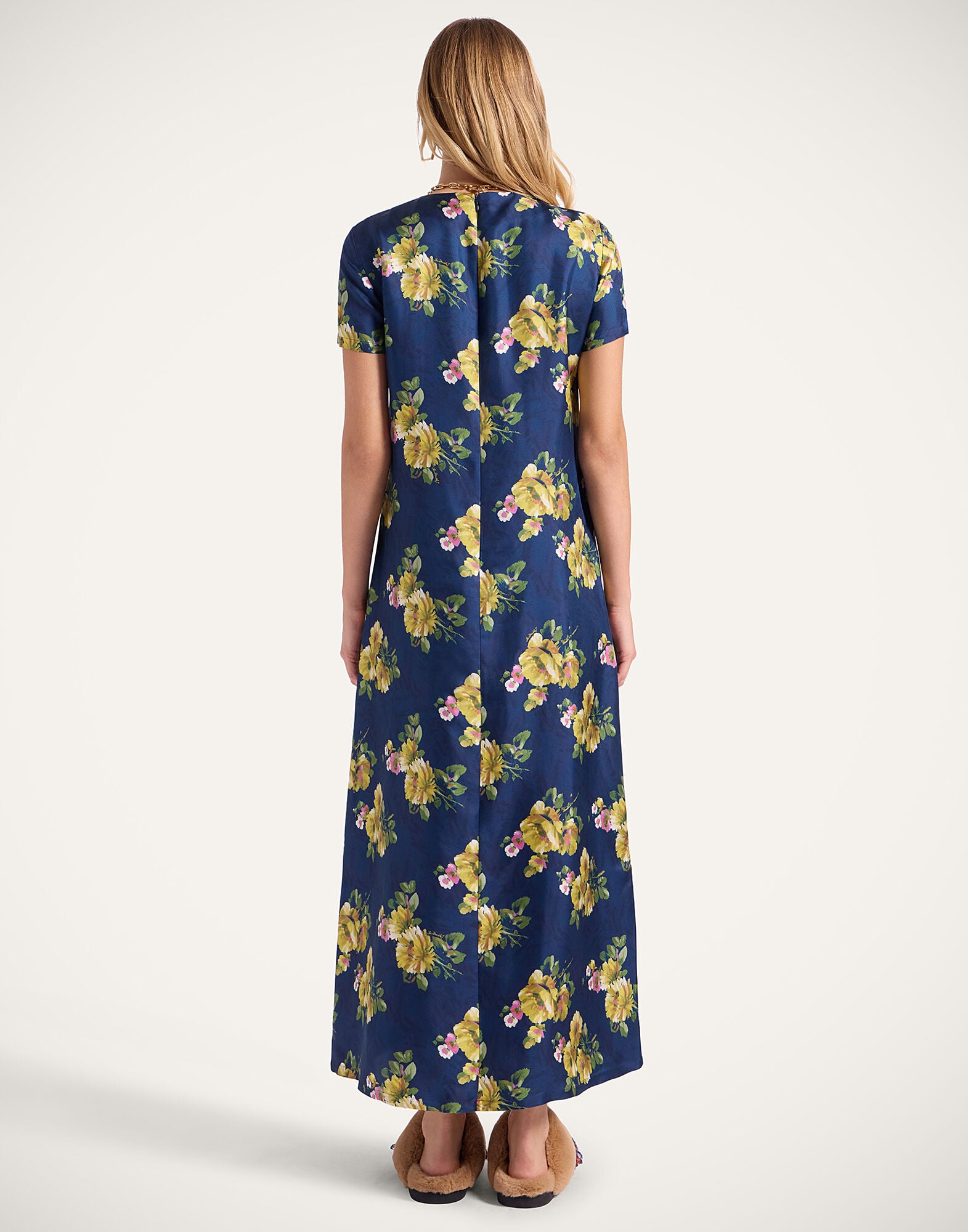 Swing Dress La DoubleJ: Riptide Midnight Blue DRE0001SIL001