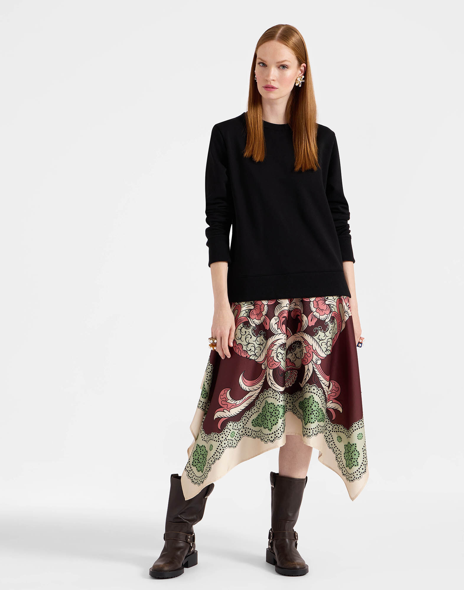 Sporty Foulard Dress La DoubleJ: Portal Placée Brown Sporty Foulard Dress La DoubleJ: Portal Placée Brown DRE0639JER040