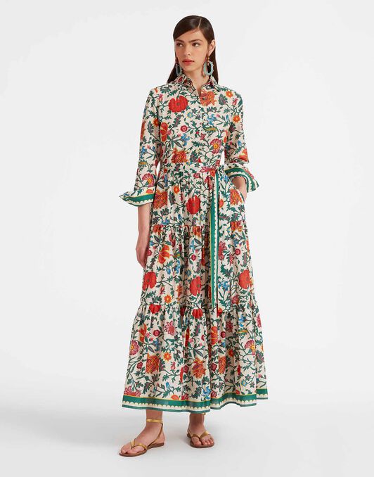 Bellini Dress La DoubleJ: Dragonflower Mini Multicolor Bellini Dress La DoubleJ: Dragonflower Mini Multicolor DRE0016COT003