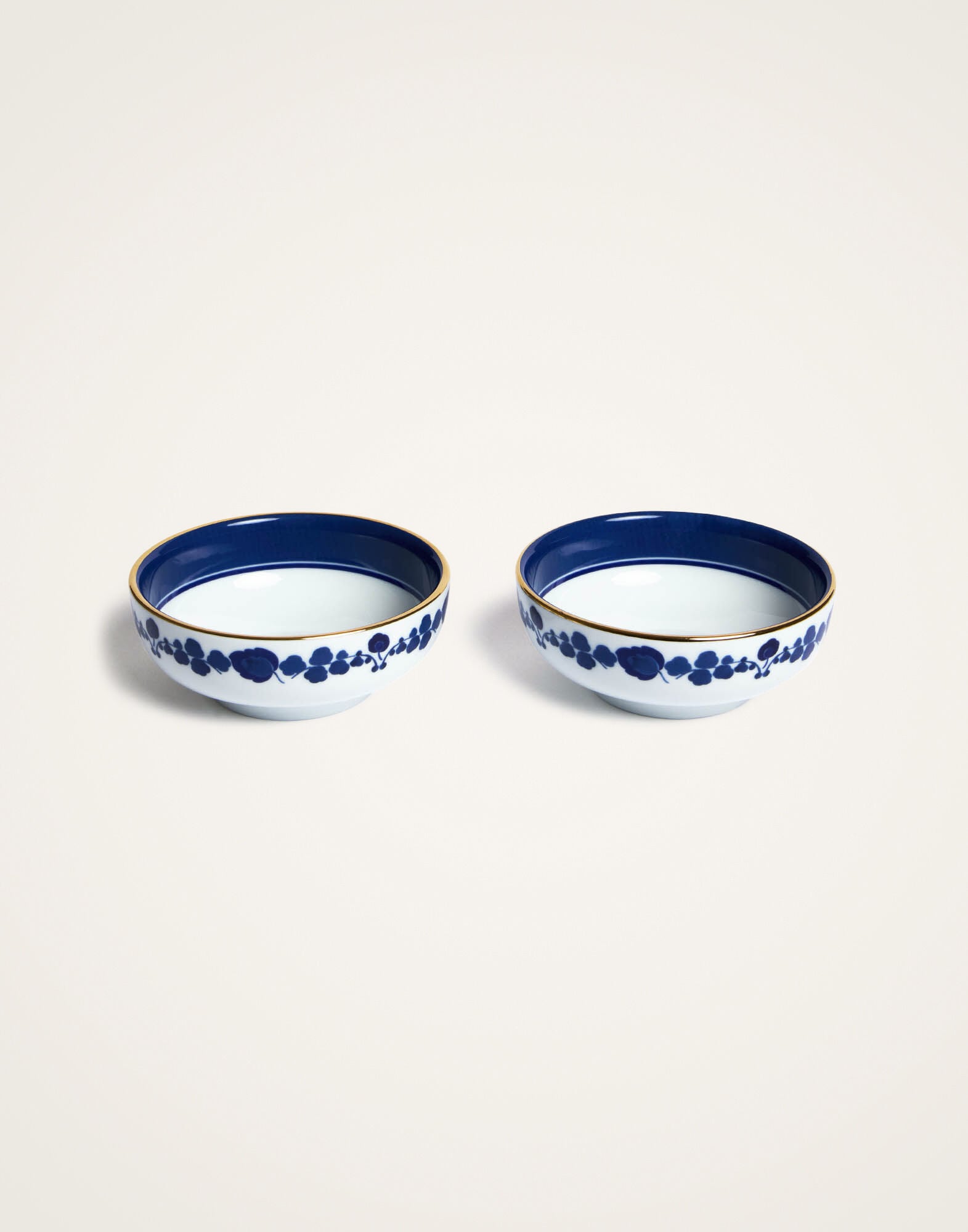 Snack Bowl Set Of 2 La DoubleJ: Wildbird Blue Snack Bowl Set Of 2 La DoubleJ: Wildbird Blue BWT0004CER001