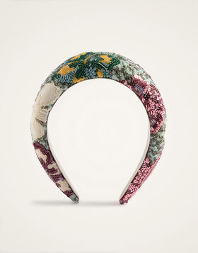 Medici Headband La DoubleJ: Hibiscus Green HEB0017PAI021