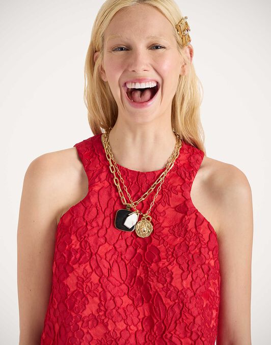 Racer Mini Dress La DoubleJ: Peony Red Racer Mini Dress La DoubleJ: Peony Red DRE0907JCQ111