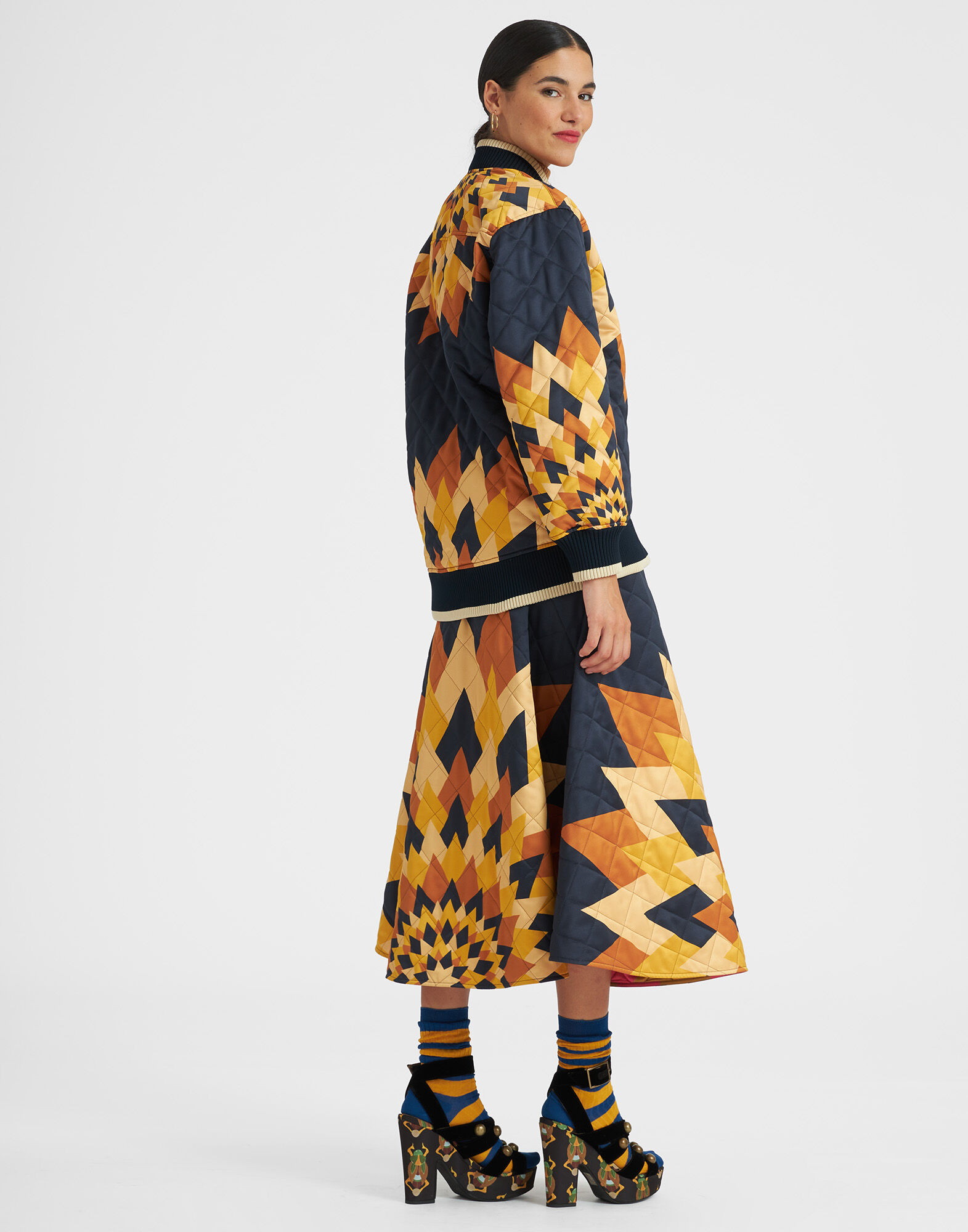 Suki Jacket La DoubleJ: Egyptian Sun Placée Gold Suki Jacket La DoubleJ: Egyptian Sun Placée Gold JAC0069POL006