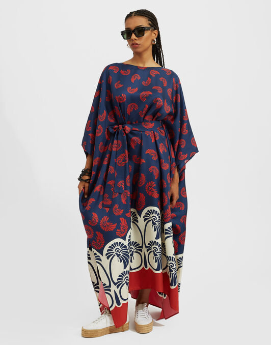 Square Kaftan La DoubleJ: Palmetto Placée Square Kaftan La DoubleJ: Palmetto Placée DRE0872SIL006