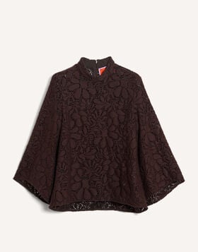 Lacey Make An Exit Top La DoubleJ: Solid Chocolate TOP0108LAC003