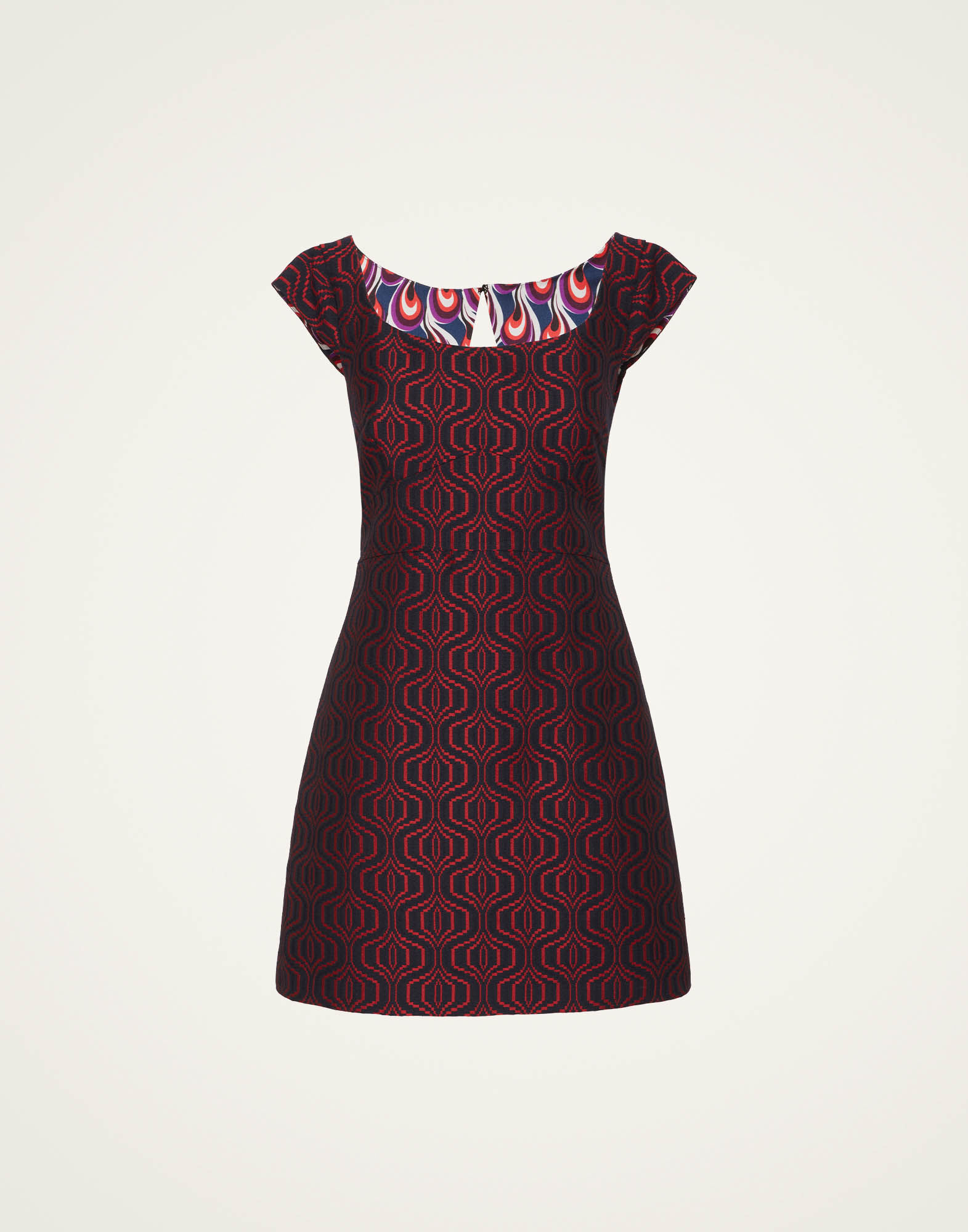 Mini Arabesque Dress La DoubleJ: Pixel Blue Mini Arabesque Dress La DoubleJ: Pixel Blue DRE0833JCQ098