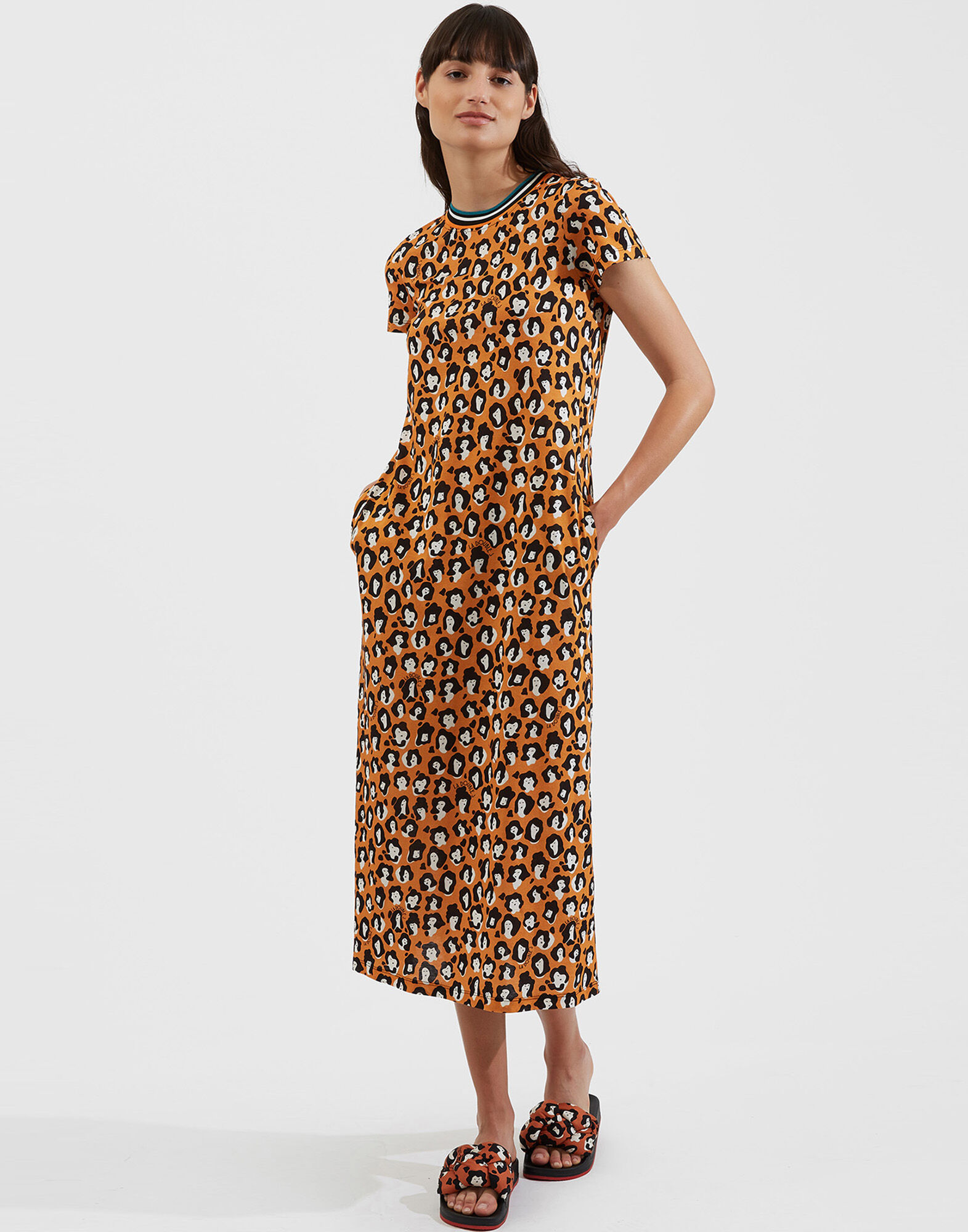 Sporty Swing Dress La DoubleJ: Lady Leopard DRE0247JER002