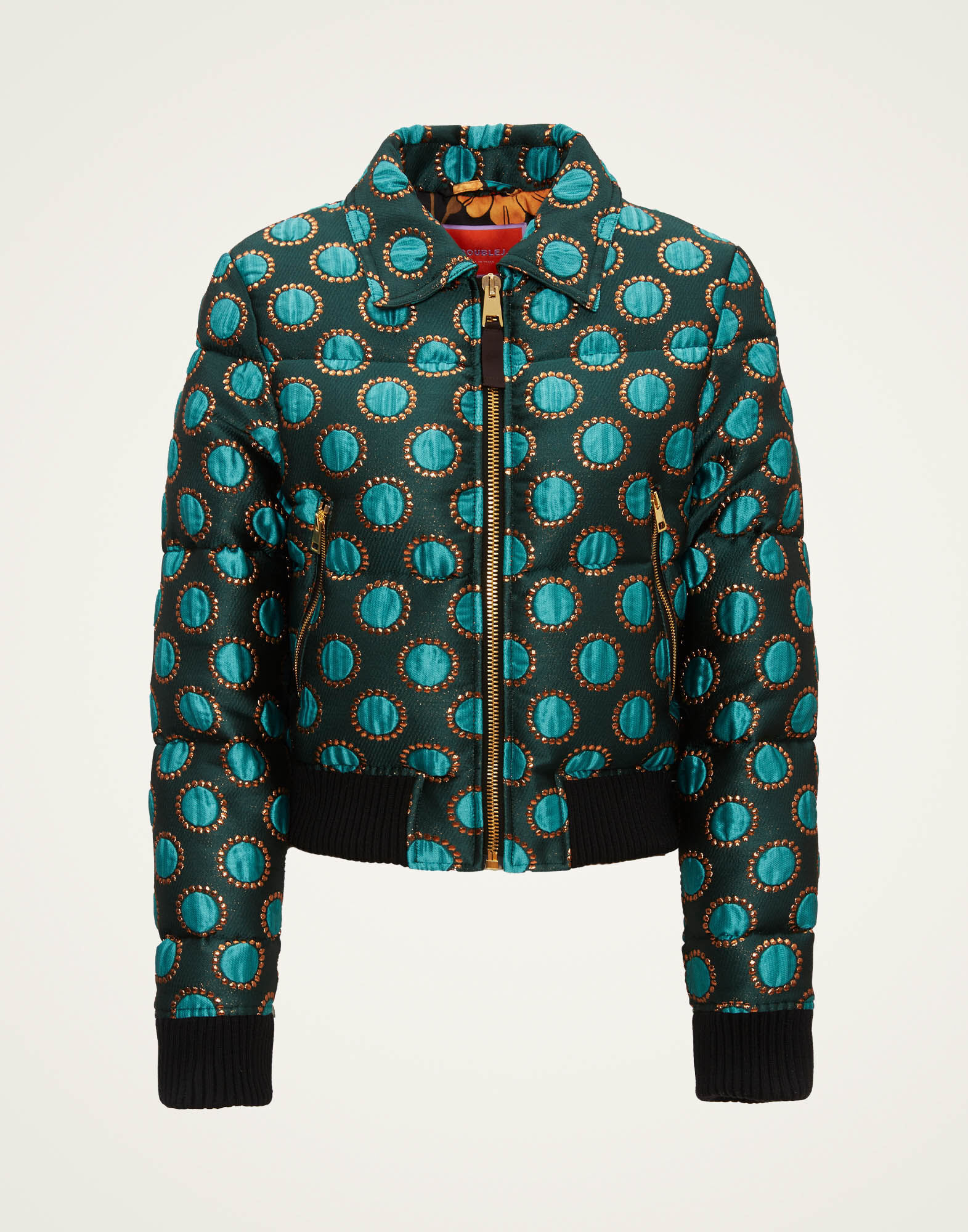 La Comasca Puffer Bomber La DoubleJ: Winter Sun Emerald La Comasca Puffer Bomber La DoubleJ: Winter Sun Emerald DOW0013JCQ062