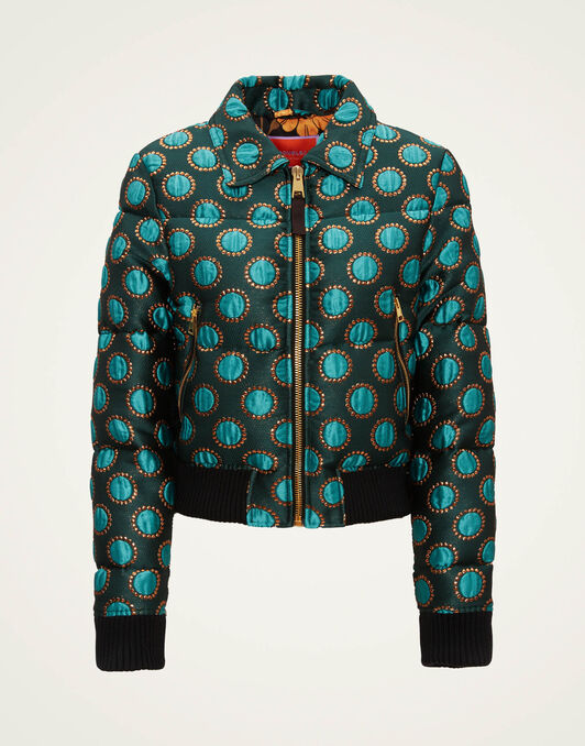 La Comasca Puffer Bomber La DoubleJ: Winter Sun Emerald La Comasca Puffer Bomber La DoubleJ: Winter Sun Emerald DOW0013JCQ062
