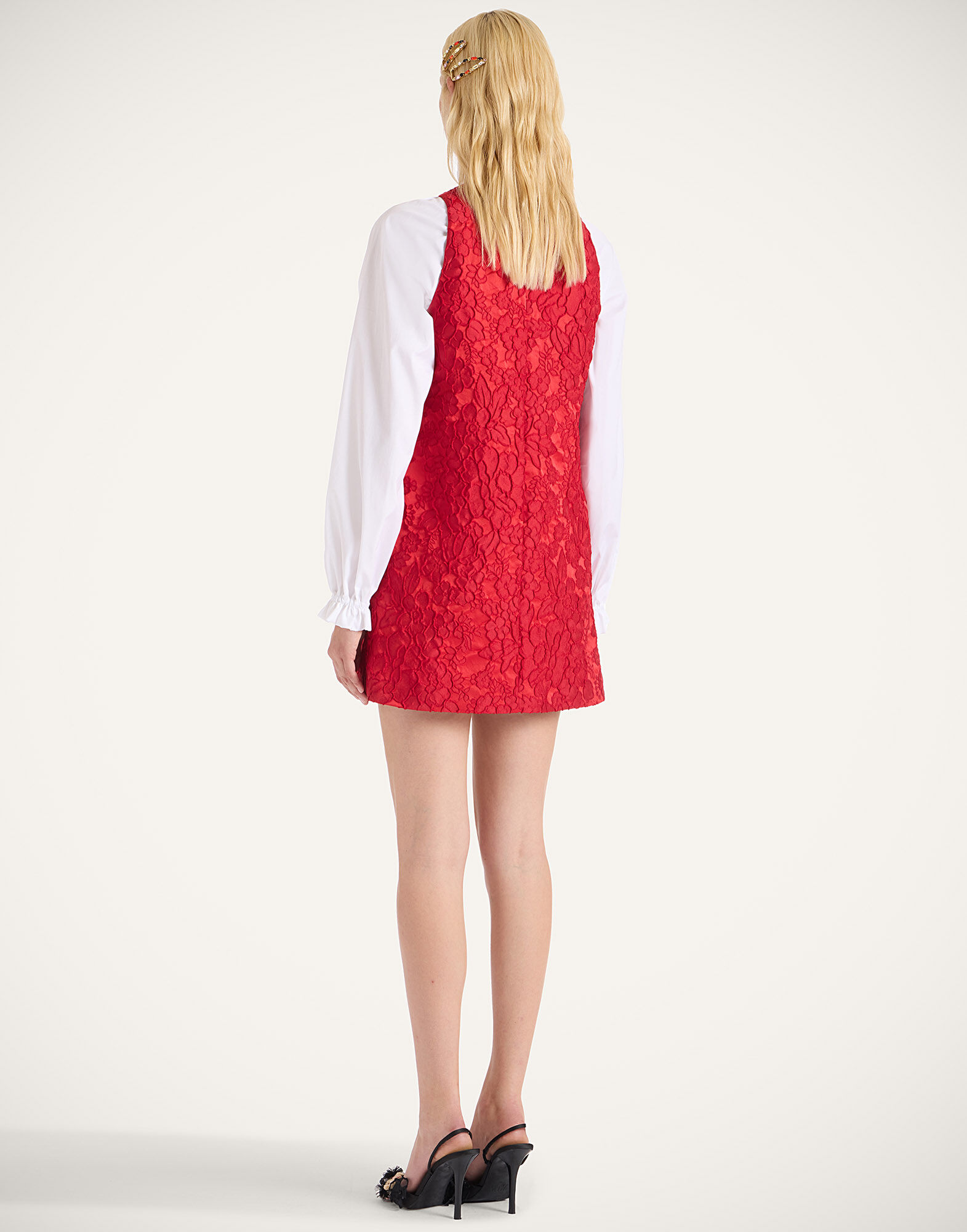 Racer Mini Dress La DoubleJ: Peony Red Racer Mini Dress La DoubleJ: Peony Red DRE0907JCQ111