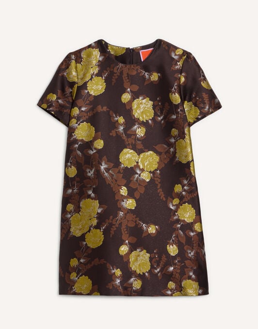 Mini Swing Dress La DoubleJ: Devon Brown Mini Swing Dress La DoubleJ: Devon Brown DRE0658JCQ141