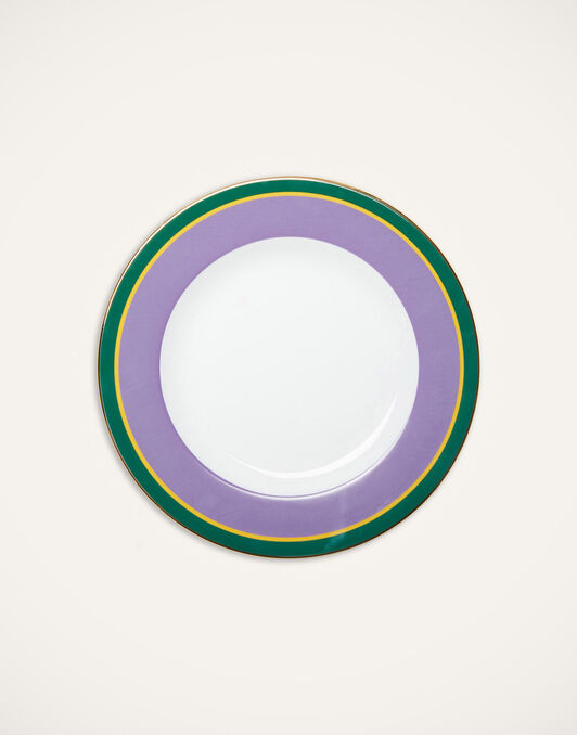 Dinner Plates Set Of 2 La DoubleJ: Rainbow Viola Dinner Plates Set Of 2 La DoubleJ: Rainbow Viola DIS0075CER001