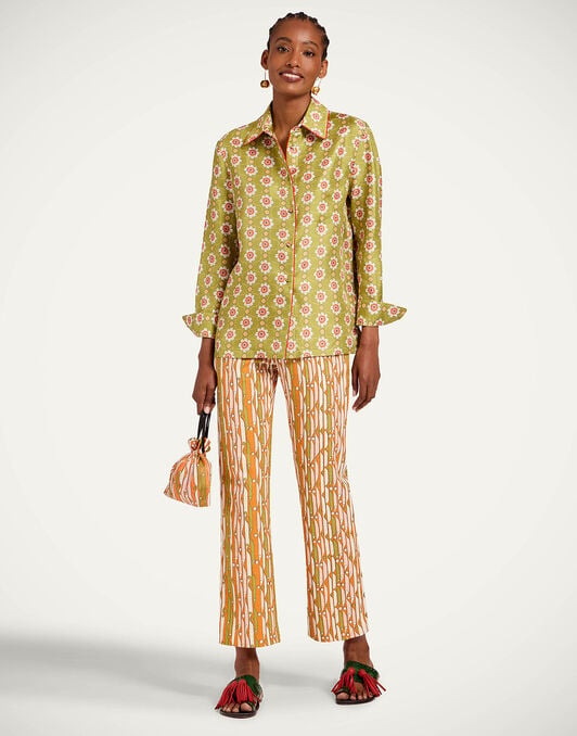 Boy Shirt La DoubleJ: Ambrosia Green Boy Shirt La DoubleJ: Ambrosia Green SHI0001SIL001