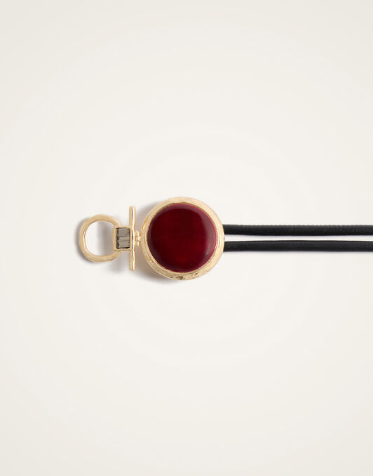 Shen Loop Belt La DoubleJ: 24K Gold Plate & Red Enamel Shen Loop Belt La DoubleJ: 24K Gold Plate & Red Enamel BEL0021BRA008