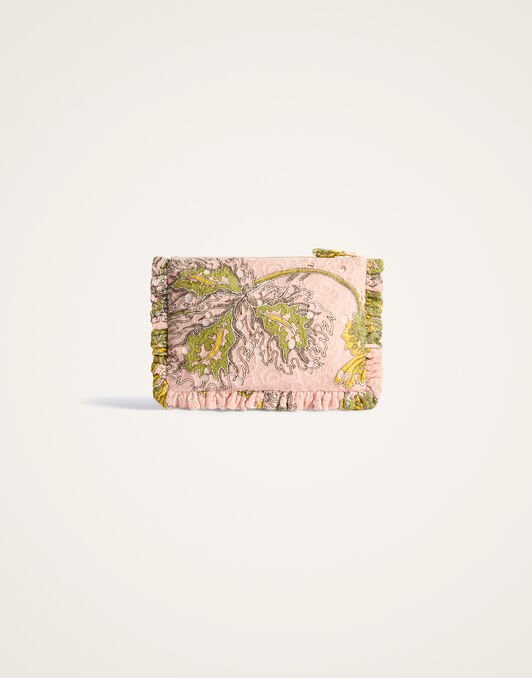 Hand Pochette La DoubleJ: Swathe Pink Hand Pochette La DoubleJ: Swathe Pink BAG0059EMB031