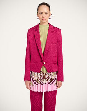 Luckycharm Jacket La DoubleJ: Animalier Raspberry JAC0199JCQ118