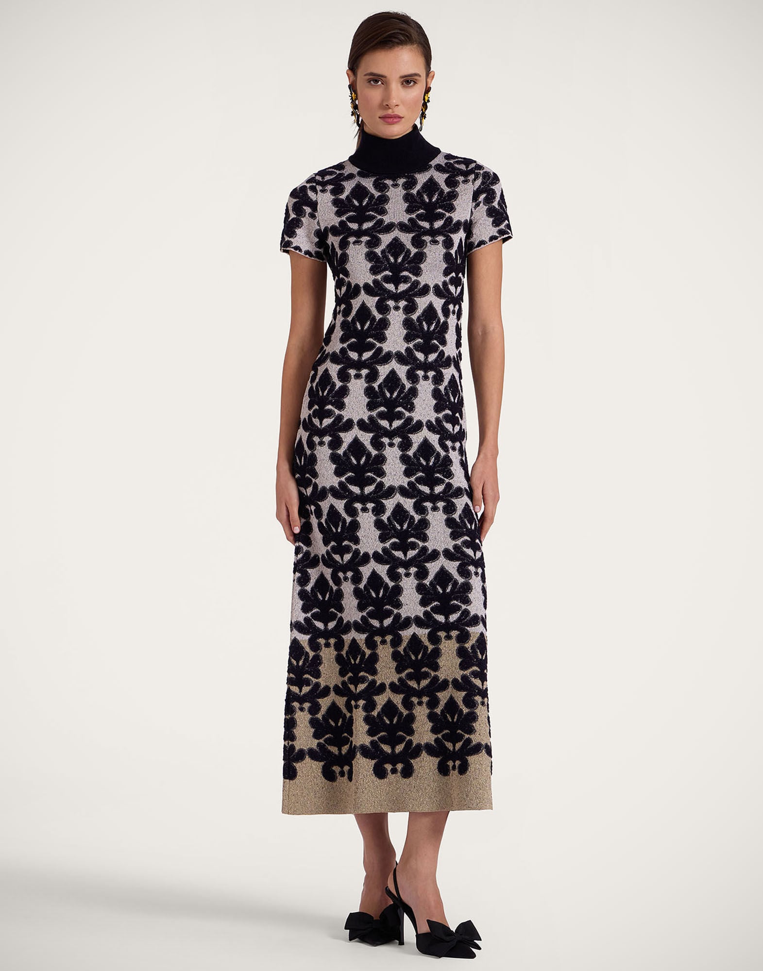 Herald Long Dress La DoubleJ: Herald Silver DRE0822KNI133