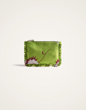 Hand Pochette La DoubleJ: Derby Lime BAG0059JCQ108