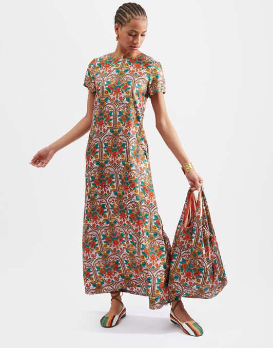 Swing Dress La DoubleJ: Corte White Swing Dress La DoubleJ: Corte White DRE0001SIL001