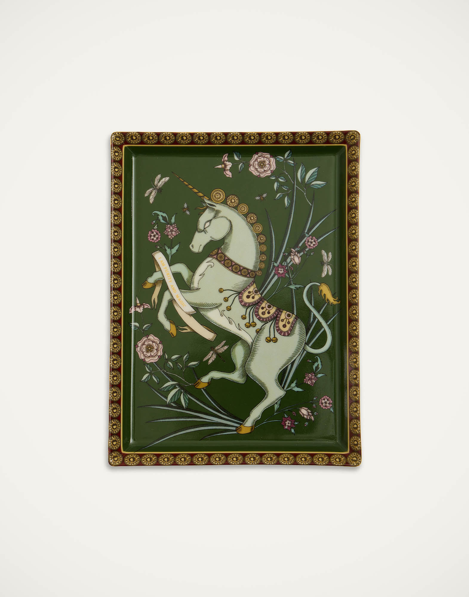 Trinket Tray La DoubleJ: The Unicorn Dark Green Trinket Tray La DoubleJ: The Unicorn Dark Green TRI0008CER001