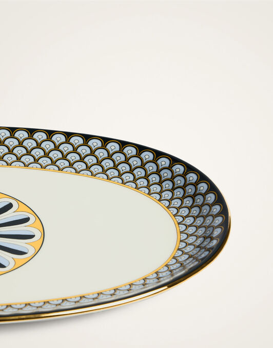 Oval Platter La DoubleJ: Odysseus Midnight Blue Oval Platter La DoubleJ: Odysseus Midnight Blue PLA0002CER001