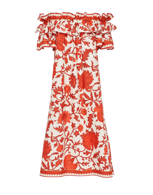 Breakfast Dress La DoubleJ: Dragonflower Red Breakfast Dress La DoubleJ: Dragonflower Red DRE0331COT039